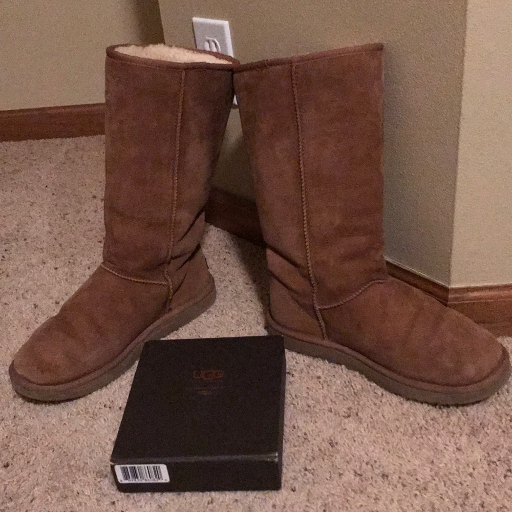 Tall Chestnut Ugg Boots